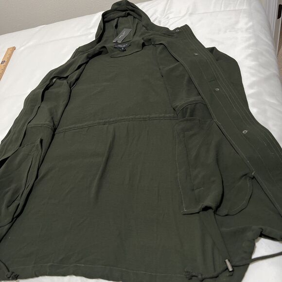 NWT Romeo and Juliet Couture Jacket Womens Size S Olive Parka Hooded Long - Picture 11 of 15